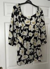 Image of Ba&sh Black And White Floral Blouse Top Size 3