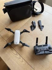 Image of DJI Spark Drone + Controller + Bag + Charger +Extra Props – UNUSED/No Batteries