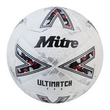 Image of Mitre Ultimatch Evo Football White/Off-White/Silver Size 3