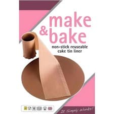Image of Toastabags Make & Bake Cake Liner 9 Inch 23cm Reusable Non Stick Round Circle