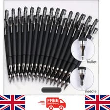 Image of 10 Pack Black Gel Pens | 0.5mm Fine Tip | Smooth Writing | Quick Dry Ink | Offic