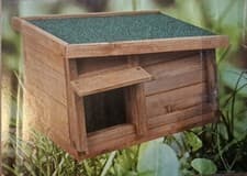Image of Hedgehog House Shelter 27/20 X 36 X 32cm. Self Assembly. Brand New