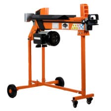 Image of 7-Ton DuoCut™ Electric Log Splitter with Workbench, Safety Guard & Trolley Stand