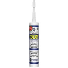 Image of C-Tec Ct1 Construction Sealant & Adhesive 290ml, White, Grey ,Clear Or Black