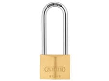 Image of Abus Mechanical 65/40Mm Brass Padlock 63Mm Long Shackle Keyed Alike 406 ABUKA047