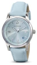 Image of Elliot Brown Kimmeridge Quartz (38mm) Aquamarine Sunray Dial / 405-015-L61