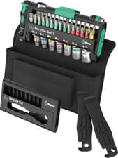 Image of Wera 41 Piece Bicycle Set 3 Hex Ratchet 1/4", Screwdriver Bit Socket Set, 004187