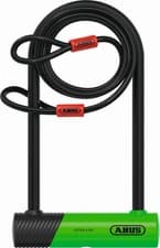 Image of Abus Ultimate 230mm U Lock With 120cm Cobra Cable Lock Cycling Bike Security