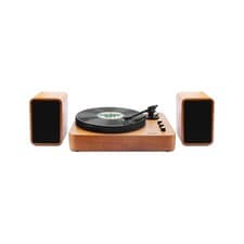 Image of Bluetooth Turntable Record Player, Magnetic Cartridge, Dual 15W Stereo Speakers