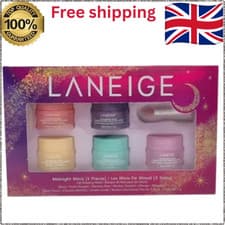 Image of New--LANEIGE--Midnight Minis Lip Set of 5 X 3G Lip Sleeping Mask Balm Gift Set
