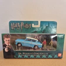 Image of Corgi 1:43 Mr Weasleys Ford Anglia Car Harry Potter HPT0434001 With Figures New
