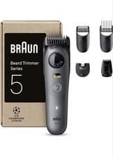 Image of Braun Beard Trimmer Series 5 BT5525, +5 Styling Tools,Ultra Sharp Blade, 120 Min