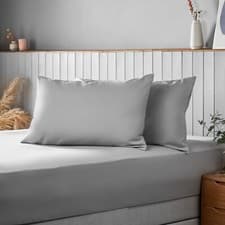 Image of Silentnight Supersoft Easy Care Non Iron Fitted Sheet Pillowcases All Sizes