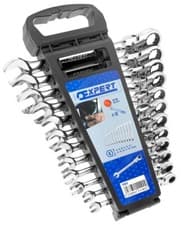 Image of Expert by Facom E111102 12 Piece Flexible Head Ratcheting Spanner Set 8-19mm