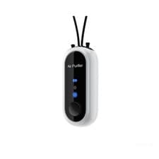 Image of White Personal Air Purifier Rechargeable Portable Negative Ion Generator Air