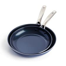 Image of Blue Diamond Frying Pan 2 pcs Set Durable Ceramic Non-Stick 24/28cm CC002197-001