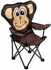 Image of Quest Child's Camping Chair Monkey Folding Beach Garden Outdoors Kids Children