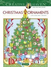 Image of Creative Haven Christmas Ornaments Coloring Book by Marty Noble