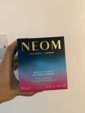 Image of NEOM Perfect Peace Scented Candle 185g Limited Edition Matching Bag NWB RRP £40