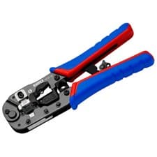 Image of Knipex 97 51 13 SB Crimping Pliers for RJ45 Western Plugs