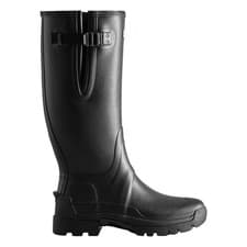 Image of Hunter Balmoral Adjustable Wellington Black  Supplied with removable 3mm and 5m