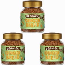 Image of Beanies Coffee Gingerbread Flavour Instant Coffee - 50g (Pack of 3)