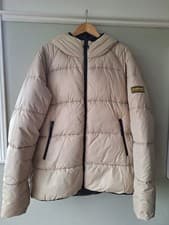 Image of Barbour Men's Quilted Jacket Size XXL Biege