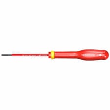 Image of Facom AT2.5X75VE Protwist VDE Insulated Screwdriver Slotted 2.5 x 75mm