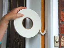 Image of Window or Door Draught Excluder Self Adhesive Foam Strip SureSeal