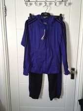 Image of Adidas Originals Tracksuit Black / Violet Women Size XS BNWT