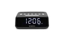 Image of Roberts ORTUSFM FM Digital Clock Radio with Dual Alarms and a Large LCD
