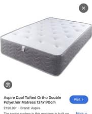 Image of ASPIRE COOL TUFTED ORTHO DOUBLE MATTRESS