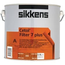 Image of Sikkens Cetol Filter 7 Plus Translucent Woodstain Light Oak 2.5 litre