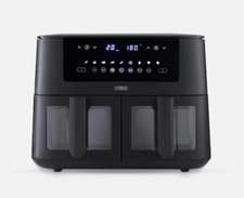 Image of Tower Vortx Vizion 8-Litre Dual Basket Air Fryer (Model T17151).