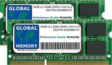 Image of 16GB 2x8GB DDR3 1333MHz PC3-10600 204-PIN SODIMM MACBOOK PRO EARLY-LATE 2011 RAM
