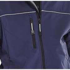 Image of Ladies/Unisex Soft Shell Click Jacket Breathable Windproof Waterproof Work Coat
