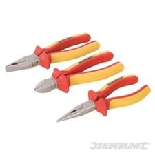Image of Silverline VDE Expert Pliers Set 3pce 282501