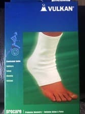 Image of Ankle Support Elasticated Size Small By Vulkan