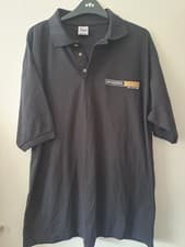 Image of OFFICIAL VINTAGE UNIVERSAL SOLDIER THE RETURN PROMO POLO SHIRT - BLACK, SIZE XL