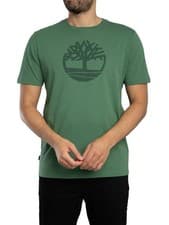 Image of Timberland Men's Tree Logo T-Shirt, Green