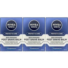Image of NIVEA MEN Protect & Care Replenishing Post Shave Balm 100ml - 3 Pack