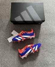 Image of Adidas Predator Elite Tongue Size UK 5 FG lucid blue rare kids boots