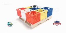 Image of 1:10 Scale RC Milk Crates Garage Accessories | 3D Printed Mini Props FREE Pallet