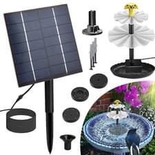 Image of Solar Fountain Solar Powered Water Fountain Solar Fountain Pump Kit 180L/h 4W