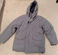 Image of ARMANI JEANS Jacket Puffa Down Feather GREY Men’s Winter Coat. M-L.NEW.RRP 1000£