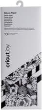 Image of Cricut Joy Deluxe Adhesive-Backed Paper - Black & White Botanicals