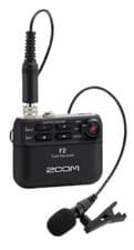 Image of Field Audio Recorder 32-bit with Lavalier Mic, Black F2