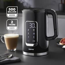 Image of GEEPAS Digital Electric Kettle Cordless Jug Kettle Keep Warm 2200W 1.7L Black