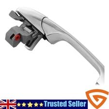 Image of For Fiat 500 & 500C Near Passenger /Left Side Chrome Outer Door Handle 735592026