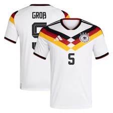 Image of Germany National Team adidas Home Shirt 2026 with Gro- 5 printing
